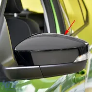 Ersatzspiegelkappen-Set schwarz glänzend, geeignet für Skoda Fabia NJ 2014-2022-image-6277994