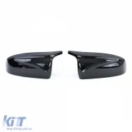 Ersatzspiegelkappen Sportlook glänzend schwarz geeignet für BMW X5 E70 X6 E71-image-6201072