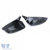 Ersatzspiegelkappen Sportlook glänzend schwarz geeignet für BMW X5 E70 X6 E71-image-6201074