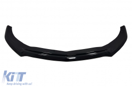 Estensione labbro anteriore per Mercedes A W176 AMG Facelift 15-18 Nero lucido-image-6086438