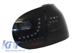Estensione posteriore per VW Golf 5 03-07 R32 Look Luci posteriori LED Fumo Scarico Sistema-image-6069129