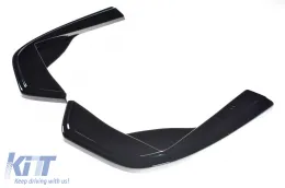 image-63-Estensioni laterali Maxton Design adatte per paraurti posteriore A Design per Mercedes C43 berlina W205, station wagon S205 2016-2018, verniciato nero
