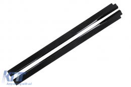 Estensioni Minigonne Laterali per Hyundai Kona N-Line Mk2 2023- Nero Lucido-image-6113716