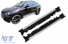 Estribos escalones laterales para BMW X6 E71 E72 2008-2014-image-6068797