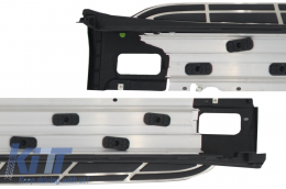 Estribos Estriberas para Porsche Cayenne 958 10-17 Escalones laterales-image-6019053