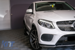 Estribos Pasos laterales Para Mercedes ML 2011-2014 Mercedes GLE W166 2015-2018-image-6086180