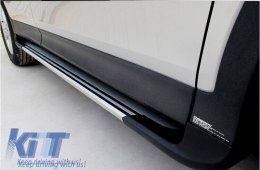 Estribos Pasos laterales para Toyota RAV4 XA40 2013-2018 Blanco empolvado-image-5990651