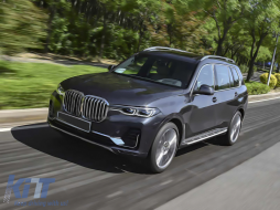 Estribos SUV Pasos laterales para BMW X7 G07 2018+ Negro Cromo Antideslizante-image-6074537