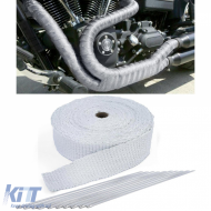 Exhaust heat shield tape ceramic up to 1300°C 50mmx2mm 15 meters