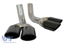 image-61-Exhaust Muffler Tips Black suitable for Mercedes G-Class W463 G500 G55 G63 G65 (1998-2018)