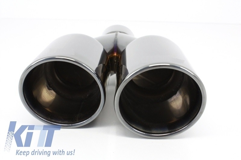 Exhaust Muffler Tips Quad suitable for BMW 3 Series E46 E90 E92 E93 F30