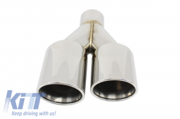 Exhaust Muffler Tips Quad suitable for BMW 3 Series E46 E90 E92 E93 F30 F31 4 Series F32 F33 F36 5 Series E60 F10 F11 G30 6 Series F06 F12 F13 M3 M5 M-Power Design-image-6021704