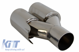 Exhaust Muffler Tips Quad suitable for BMW 3 Series E46 E90 E92 E93 F30 F31 4 Series F32 F33 F36 5 Series E60 F10 F11 G30 6 Series F06 F12 F13 M3 M5 M-Power Design-image-6044078