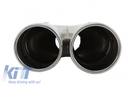 Exhaust Muffler Tips suitable for BMW E60 E90 E92 E93 F10 F30 M3 M5 M6 ACS-design LEFT-image-5991365