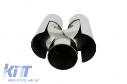 Exhaust Muffler Tips suitable for BMW E60 E90 E92 E93 F10 F30 M3 M5 M6 ACS-design LEFT-image-6017374