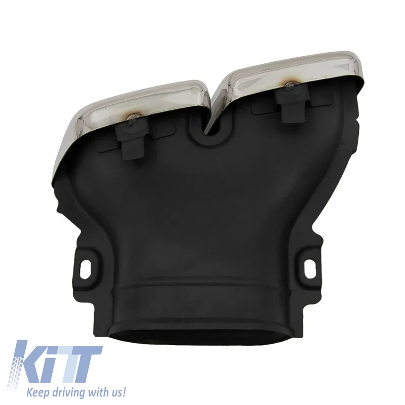 Exhaust Muffler Tips Suitable for Mercedes-Benz E-Class W213 16+ / GLC-Class (X253/C253) 15-17 A Design Look 2 pcs