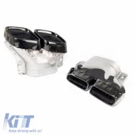 image-13-Exhaust Muffler Tips Suitable for Mercedes-Benz E-Class W213 20-23 Facelift A Design Look Black 2 pcs