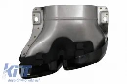Exhaust Muffler Tips suitable for Mercedes-Benz C-Class W205 / E-Class W213 / S-Class W222 / GLE C292 / GLE W166 / GLC W253 A Design Look Black Edition 2 pcs-image-6323976