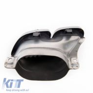 Exhaust Muffler Tips suitable for Mercedes-Benz C-Class W205 / E-Class W213 / S-Class W222 / GLE C292 / GLE W166 / GLC W253 A Design Look Black Edition 2 pcs