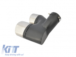 Exhaust Muffler Tips suitable for Mercedes W211 E-Class (2003-2009) only for Petrol-image-6011055