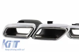 Exhaust Muffler Tips suitable for Mercedes S-Class W222 E-Class W212 S212 Facelift CLS W218 SL-Class R231 E63 S63 SL65 Design-image-6005966