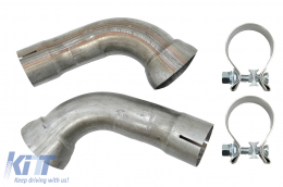 Exhaust Muffler Tips suitable for Mercedes A-Class W176 (2012-2018) CLA W117 C117 (2012-2018) A45 CLA45 Design Black-image-6079264