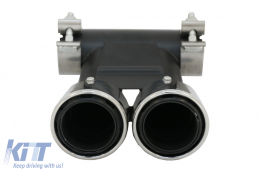 Exhaust Muffler Tips suitable for Porsche 718 Cayman Boxster 982 (2016-Up) Chrome - TY-PO718