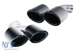 image-26-Exhaust Muffler Tips suitable for Porsche Cayenne 92A Facelift (10/2014-2017) GTS Design Piano Black