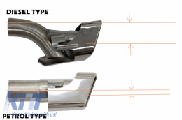 Exhaust Muffler Tips suitable for Range Rover Sport (2005-2013) L320 Autobiography Design suitable for Diesel-image-6050497