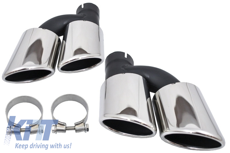 Exhaust Muffler Tips Tail Pipes suitable for Audi A3 A4 A5 A6 A7 A8 to
