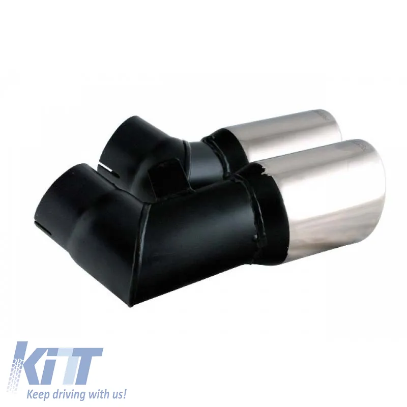 Exhaust Pipe Double GTI Look suitable for VW Golf V (5) TDI 4008GTI 1 Pc