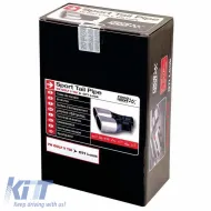 Exhaust Pipe Double GTI Look suitable for VW Golf V (5) TDI 4008GTI 1 Pc-image-6295688
