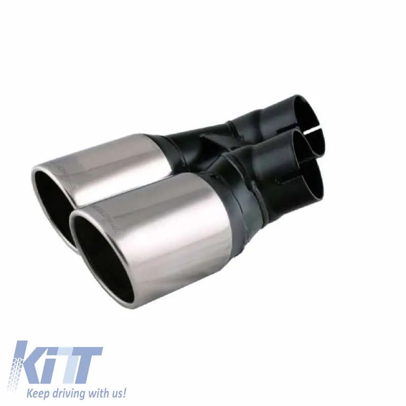 Exhaust Pipe Double GTI Look suitable for VW Golf V (5) TDI 4008GTI 1 Pc