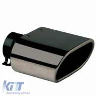 image-42-Exhaust Pipe Universal Black F65mm Rectangular 400875G 1 Pc