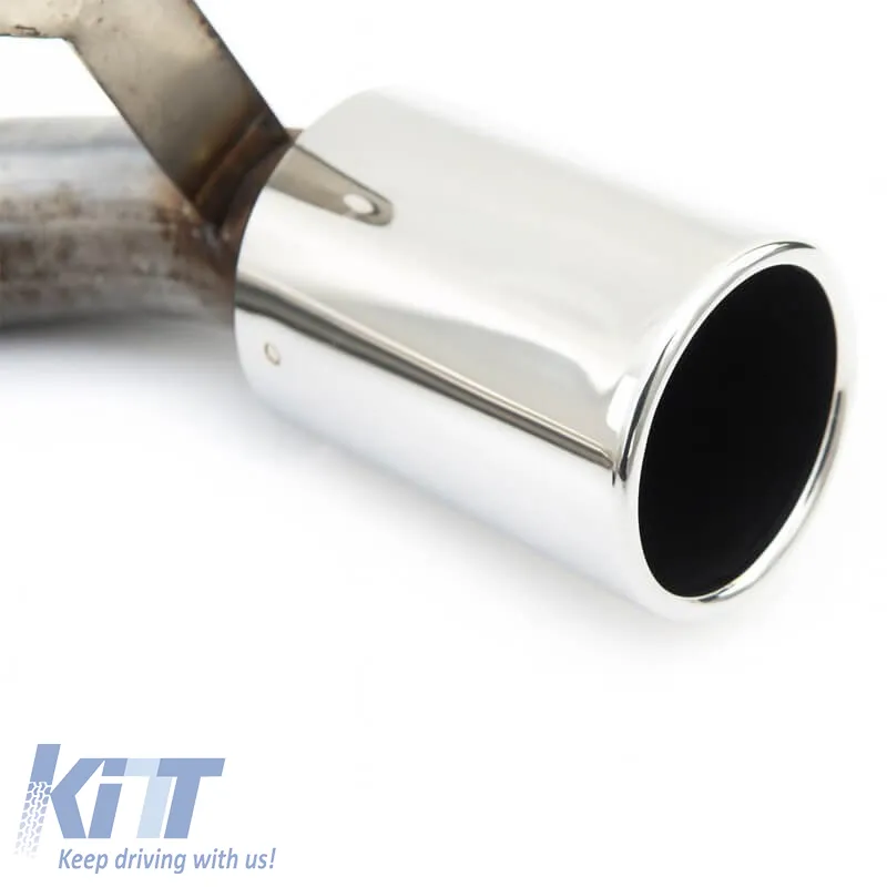 Exhaust Pipes Chrome suitable for BMW X1 F48 2014-2022 Stainless Steel 2 Pc