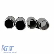 image-25-Exhaust Pipes Double Suitable for Audi A4 B8 08-15 S4 Look 2 Pcs