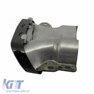 Exhaust Pipes suitable for Mercedes-Benz A-Class W176 12-18 A Design A45 / CLA W117 13-18 Black (2 Double)-image-6316690
