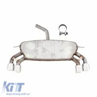 image-4-Exhaust System suitable for VW Golf VII (7) R-Design (2013-2019) Catback Muffler R & R-Line