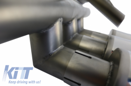 Exhaust System with Muffler Tips suitable for HONDA Civic MK10 (FC/FK) (2016-Up) Sedan Type R Design-image-6040680