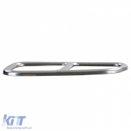 Exhaust tailpipe trims chrome 4-pipe look for Mercedes SLK R171 08-11-image-6264228