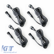 Extension Cable Kit suitable for Parking Sensors 2.3m Steelmate EXT CABLE KIT 4 Pieces