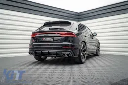 Extensión de difusor Maxton Design adecuada para Audi SQ8 2019+, negro mate-image-6140626