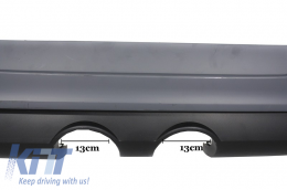 Extension de pare-chocs pour VW Golf 5 V 03-07 Feux arrière LED Système d'échappement R32 Look-image-6084556