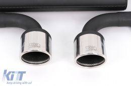 Extension de pare-chocs pour VW Golf 5 V 03-07 Feux arrière LED Système d'échappement R32 Look-image-6084566
