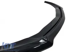 Extensión labio frontal Para Mercedes A W176 AMG Facelift 15-18 Negro brillante-image-6086441