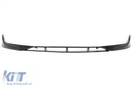 image-12-Extension Lèvre Pare-chocs avant pour Tesla Model 3 2017-2022 Noir Brillant
