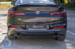image-45-Extensiones laterales Maxton Design adecuadas para el parachoques trasero M Technik para BMW X4 G02 después de 2018, lacado en negro