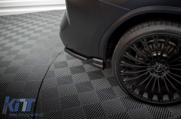 Extensions latérales Maxton Design adaptées au pare-chocs arrière de la BMW X3 avec pack M G01 après 2021, laqué noir-image-6144048