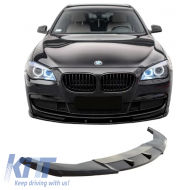 F01 Max Front Lip Piano Black Vacuum Plastic / 2009-2013