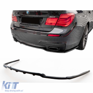 image-31-F01 Max Rear Lip Diffuser Piano Black Vacuum Plastic / 2009-2013